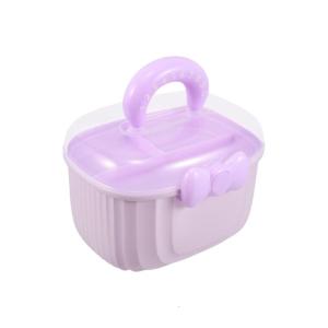 Double Layer Clear Organizers Box With Comfortable Handle Large Capacity Storage Case For Women Girls Accessories