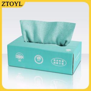 ZTOYL  20 cái hộp sợi nhỏ Khăn Thấm Nhà Bếp làm sạch Khăn Rửa Chén không dính dầu món ăn giẻ lau khăn ăn Bộ đồ ăn nhà làm sạch khăn