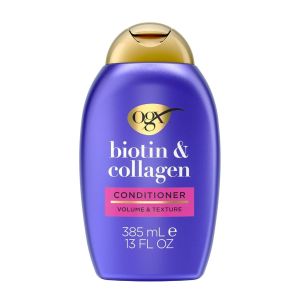 Dầu Gội Xã OGX Collagen Biotin Thick and Full Giúp Tóc Mọc Dày và Làm Phồng Tóc Dầu Dễ Bết 385ml - Tăng volume và độ phồng cho tóc mỏng hoặc xẹp  Giúp tóc chắc khỏe giảm gãy rụng và khô chẻ  Hương thơm dễ chịu từ bergamot jasmine và vanilla