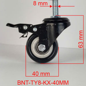 Bánh xe nội thất – Tyren kết nối – Bánh đặc – Hai bạc đạn – Chịu tải lớn