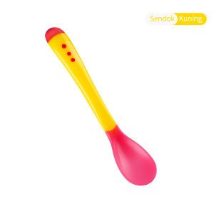 Payoe alat makan bayi mpasi Sendok temperature change color dan garpu makan bayi