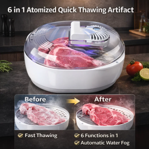 6 in 1 Multifunctional Quick Thawing Artifact Meat Preservator Meat Defrosting Machine Household Frozen Food Sterilizer