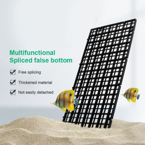 Ginca Detachable Spliceable Fish Tank Isolation Plate Upper Cover Net Bottom Filter Grid Bracket Bottom Filter Plate Divider Plate
