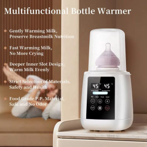 เครื่องอุ่นขวดนมและ เครื่องอุ่นขวดนม เครื่องฆ่าเชื้อขวดนม ขวดนม Sterilizer Baby Bottle Warmer 6-in-1Multifuntion Temperature Control Baby Bottle Heater