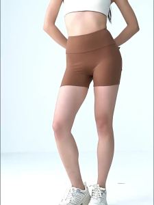 Al0-yoga Cross-Border Yoga Shorts Womens Hip Lifting Peach Quick-Drying Shorts Fitness Running Leggings Yoga Pants Can Be Worn outside -ALO