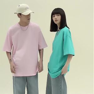 NASA GISS官方潮牌联名T恤男夏季宽松休闲圆领百搭印花五分短袖 黑色 XL