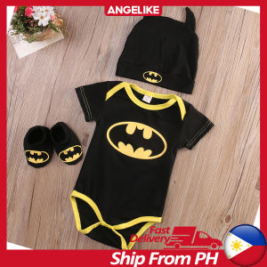 Batman Costume For Baby Boy 1 Year Old Newborn Clothes Set Romper Hat Socks Terno Infant Boy Onesies