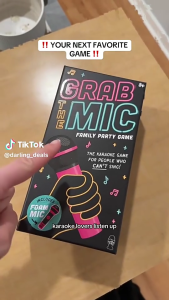 Fun Music Trivia Game Music Challenge Games Grab the Mic Party Game for Family and Friend Gathering Party Board Game