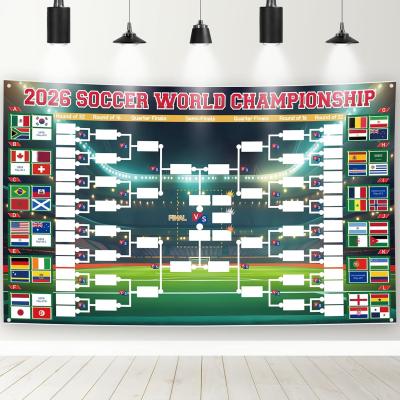 โปสเตอร์ตารางการแข่งขันฟุตบอลโลก 2026, แผนผังตารางการแข่งขันฟุตบอลโลก 2026 ขนาดใหญ่, โปสเตอร์แผนผังก