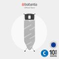 BRABANTIA Ironing Board with Aqua Bowl & Steam Generator Rest, C, 124x45cm - Made In Europe. 