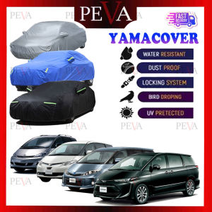 Toyota Estima 1991-2018 YAMACOVER Single layer 3 Color Car Cover Full Protection Outdoor Waterproof Rain Dust Penutup Kereta Selimut