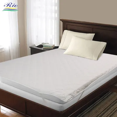 Tấm Lót Bảo Vệ Nệm Drap RIOTEX Trắng Trơn Chất Liệu Vải Kate Chần Gòn Mềm Mịn Thoáng Mát Đủ Kích Thước