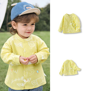 Balabala Áo sơ mi bé trai áo sơ mi trắng mùa hè trẻ em mới chống nắng áo mỏng