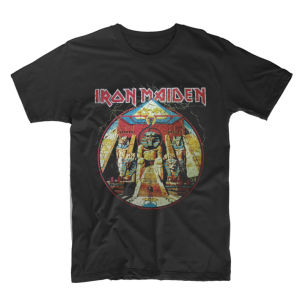 kaos anak band ironmaiden powerslave pyramid rock legend t shirt laki-laki perempuan cowok cewek premium