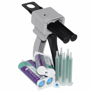 50ml 1:1 Glue and 2pcs 1:1 Epoxy Resin Adhesive 50ml Black Structural AB Glue Strong Adhesives with 5pc Static Mixing Nozzle