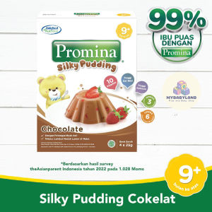 Promina Silky Pudding 8-9bln++ | Pudding 100 gr | Silky Pudding Strawberry | Silky Pudding Chocolate / Cokelat / Coklat | Snack Bayi / Cemilan Camilan Bayi Anak