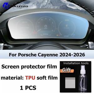 secr For Porsche 2024-2026 Car interior Matte Screen Protector console GPS Navigation LCD screene TPU film Scratch resistant 9Q4T2