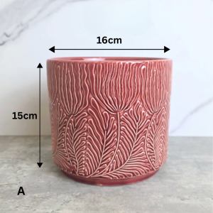 The Leaferie Roselle ceramic pot flowerpot flower plant pots planter planters