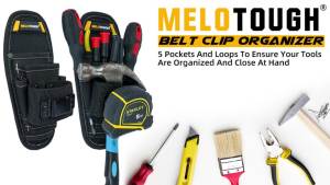 Small Tool Pouch with Belt ClipSmall Tool Holder Pouch Min Work Organizer Tool Holster and Holder with Hammer Holder2026