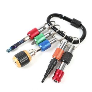 YUBAGUANB Quick Release Screwdriver Bit Holder Oxidation Resistant 1/4 Inch Hex Shank Extended Drill Bit Holder Practical Portable Extension Bar Electric Screwdrivers