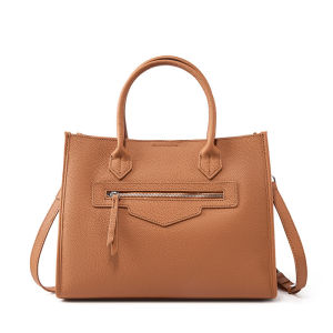 BeeGreen Women Genuine Leather Tote Bag Large Capacity Commuter Bag Minimalist Briefcase High Quality Business Laptop Bag Versatile Shoulder Bag
