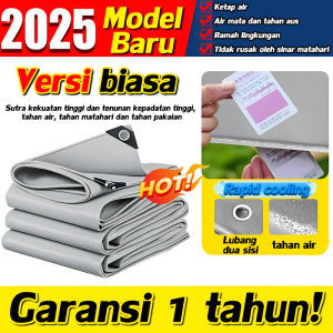 ⭐Terpal Plastik Anti Air TEBAAL⭐ Tahan Panas & Hujan Deras UV100% Ukuran 2x4M 3x5M 4x6M Untuk MobilTrukKolam IkanWarung Kuat & Awet