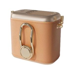 Wearable Belt Fan Portable Clip Fan 4000mAh Travel Fan ABS Texture Waist Fan Suitable for Outdoor Camping and Travel