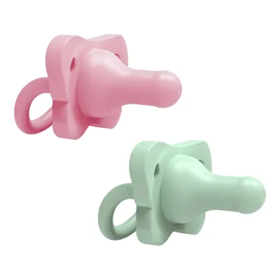 Dr. Browns Pacifier Happy Paci Silicone 0 months and up 2-Pack