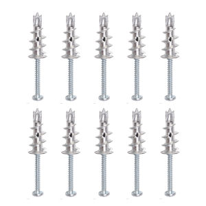 10/20 cái hợp kim kẽm bu lông Neo mở rộng ba cánh vít tắc kè tự khoan nhanh bộ vít cố định kết hợp tự khai thác chéo