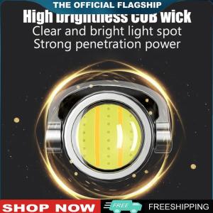 【NEW】 ไฟฉายคีย์เชน COB LED ขนาดเล็กพกพาใช้งานหลายฟังก์ชันสำหรับตั้งแคมป์เดินป่าและกิจกรรมกลางแจ้ง