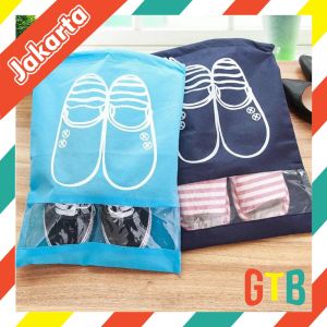 GTB - R030 Ukuran Besar Pouch Tas Sepatu Sandal Travel Organizer Shoes Bag Murah Import