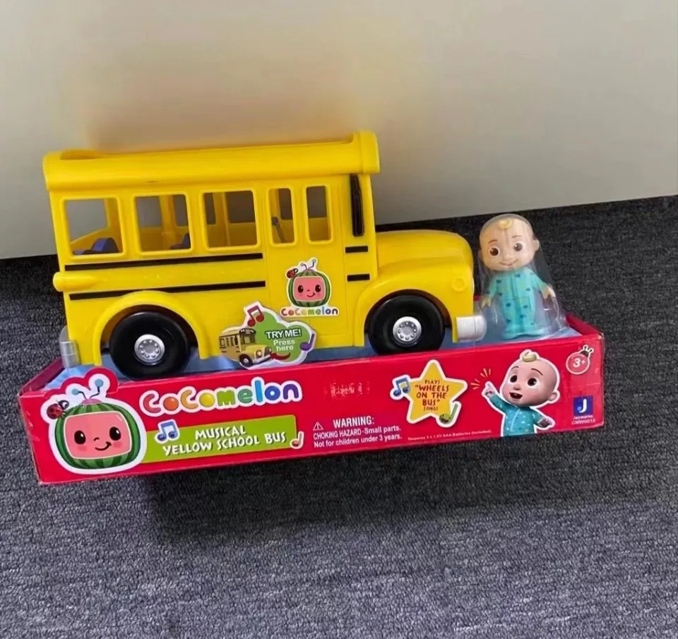 CoComelon Official Musical Yellow School Bus, Plays Clips from