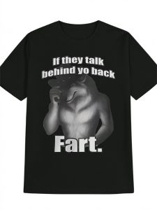 funny Men Short Sleeve Graphic Fashion vintage print summer black T-shirt Collection Essential Y2K anime inappropriate horror dark humor band theme men gift