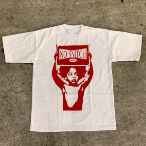 NO SNITCH new top T-shirt original art design pattern pure cotton fashion street round neck TEE