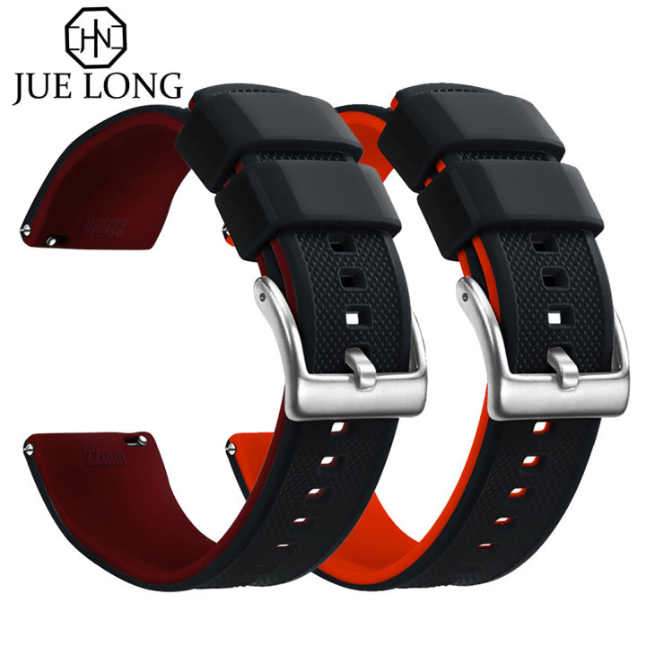 Premium Silicone Watch Strap 20mm 22mm Quick Release Rubber Watch Bands Lazada 4654