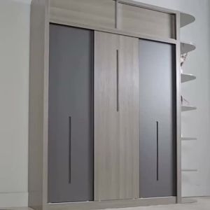 [CozyNest ] solid wood modern simple household bedroom sliding door integral cabinet 2026 new economical storage wardrobe（