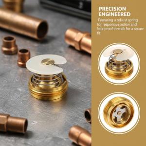 LEI Gas Water Heater Brass Control Valve 1pc Cap Cover Regulator Core Linkage Value Replacement for Kitchen Repair Needs