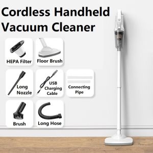 MD-106 Cordless Wireless Detachable Handheld Multipurpose USB Rechargeable Vacuum Cleaner