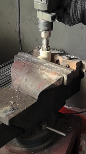 Máy khoan điện tương thích ống PVC threader PVC chủ đề nhà sản xuất công cụ ống nhựa tap Die Ống threader phụ kiện