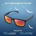 KastKing FlatRock Polarized Sport Sunglasses for Men and Women, Ideal for Driving Fishing Cycling Running, UV Protection. 