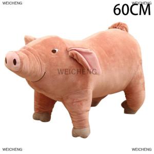 [COD] WEICHENG ตุ๊กตายัดไส้หมอนตุ๊กตาหมูเหมือนจริงขนาด25 40 50 60ซม. ของขวัญน่ารักสำหรับเด็กและผู้ใหญ่