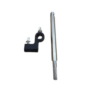 Precisions Engineered Double Kick Drum Linkage Rod Offering Easy Setups and Anti Wear Surfaces Aluminum Alloy Texture