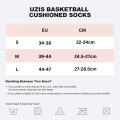UZIS PRO Basketball Socks Towel Bottom High Cut Socks Professional Sport Socks - Intelligent PRO. 