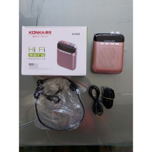 Máy trợ giảng cho giáo viên không dây Bluetooth 5.0 - Loa Trợ Giảng Không Dây may tro giang KONKA A102S  Mic trợ giảng không dây Màn Hình LED Full Box Hỗ Trợ Sử Dụng USB Âm Thanh Không Dè Bảo Hành 12 Tháng