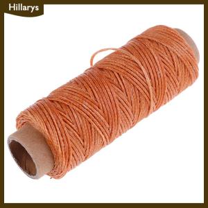 [Hillarys] 50m Roll Leather Sewing Flat Waxed Thread Wax String Hand Stitching Craft 150D