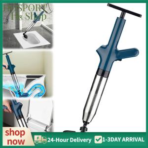 【HPS】 Electric Drain Clog Remover Stainless Steel Plunger for Toilets and Sinks Efficient Pipe Cleaning Device