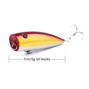 Umpan Pancing Casting Popper Top Water Lure Hard Bait 7 cm / Fish Lure
