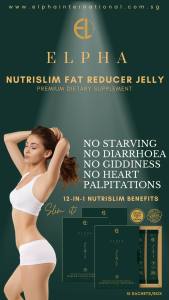 ELPHA SLIM IT FAT REDUCER JELLY BLOCK + BURN FATS MADE IN KOREA NUTRISLIM