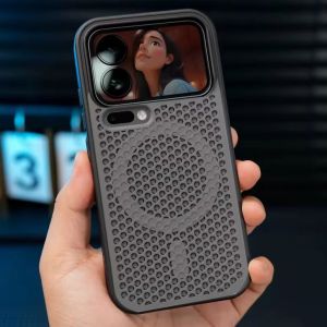 Original Magne Cooling Wireless Charge Case For Xiaomi 17 15 14 Pro Max 13 Matte Shockproof Honeycomb Heat Dissipation Cover