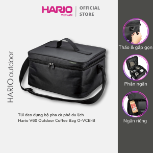 Túi đựng dụng cụ pha cà phê du lịch dã ngoại HARIO V60 outdoor coffee bag O-VCB-B